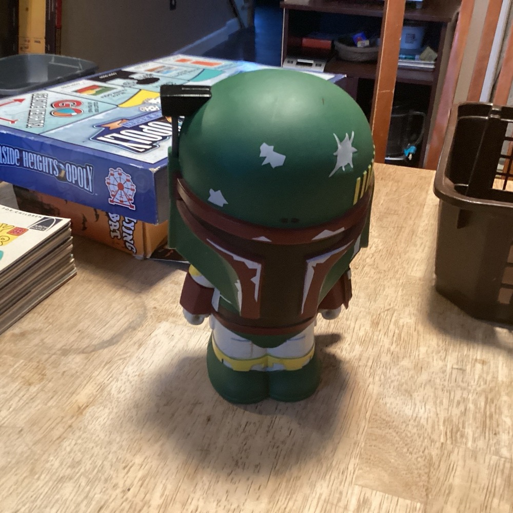 *MINOR PAINT DEFECT* Star Wars: Boba Fett PVC Figural Bank by Monogram